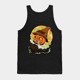 pumpkin straw hat Tank Top